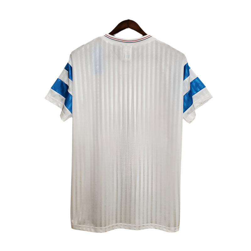 Maillot Marseille Rétro 1990 Branca -