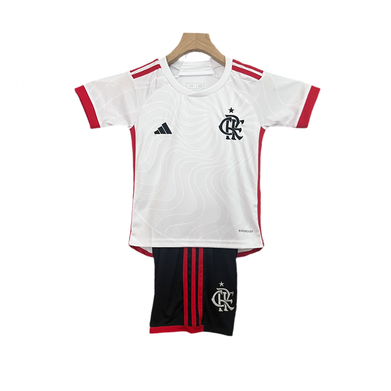 Trousse pour enfants Flamengo II 24/25 - Blanc