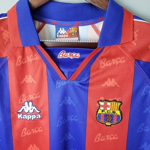 Maillot Barcelona Rétro 1996/1997 - Bleu et grenat