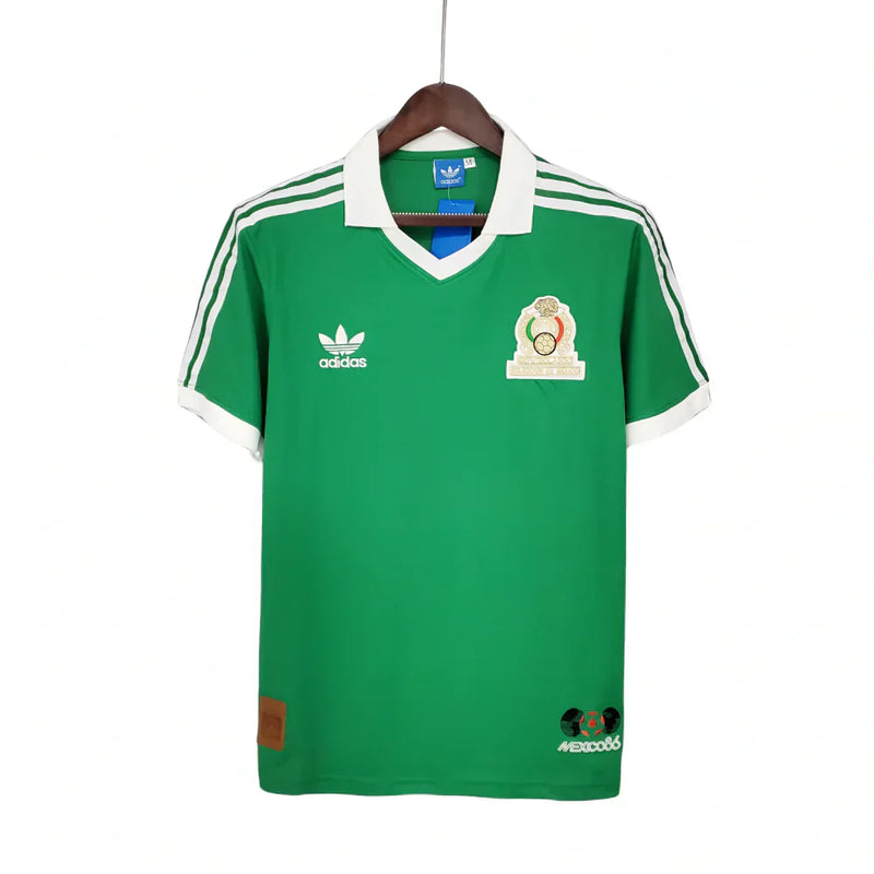 Maillot Sélection Mexique I 1986 - Vert