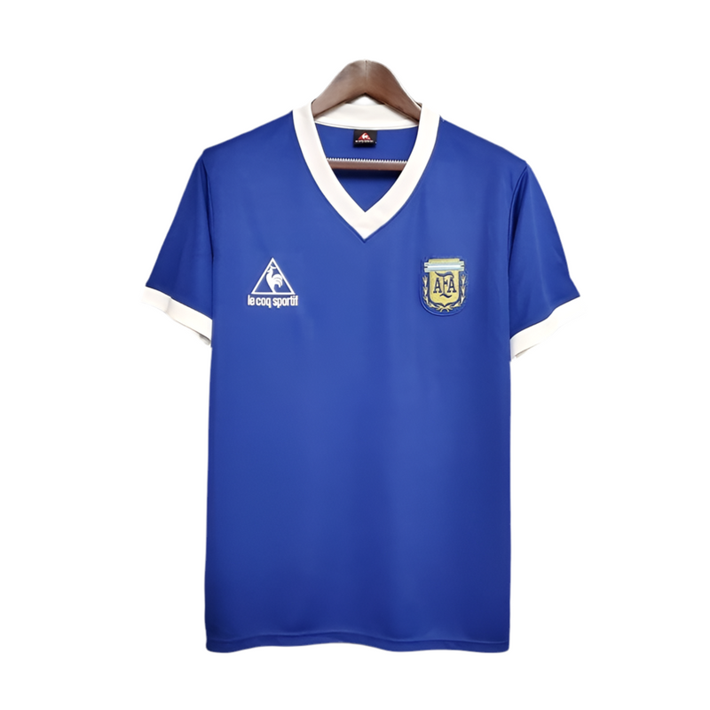 Maillot Argentine Rétro 1986 Bleu - Sportif