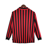 Maillot Manches longues AC Milan 1999/2000 - Preto et Rouge