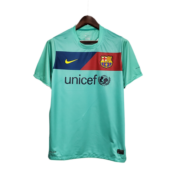 Maillot Barcelona Away 10/11 - Bleu et grenat