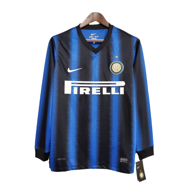 Maillot Manches longues InterMilan I 10/11 - Bleu et Preto