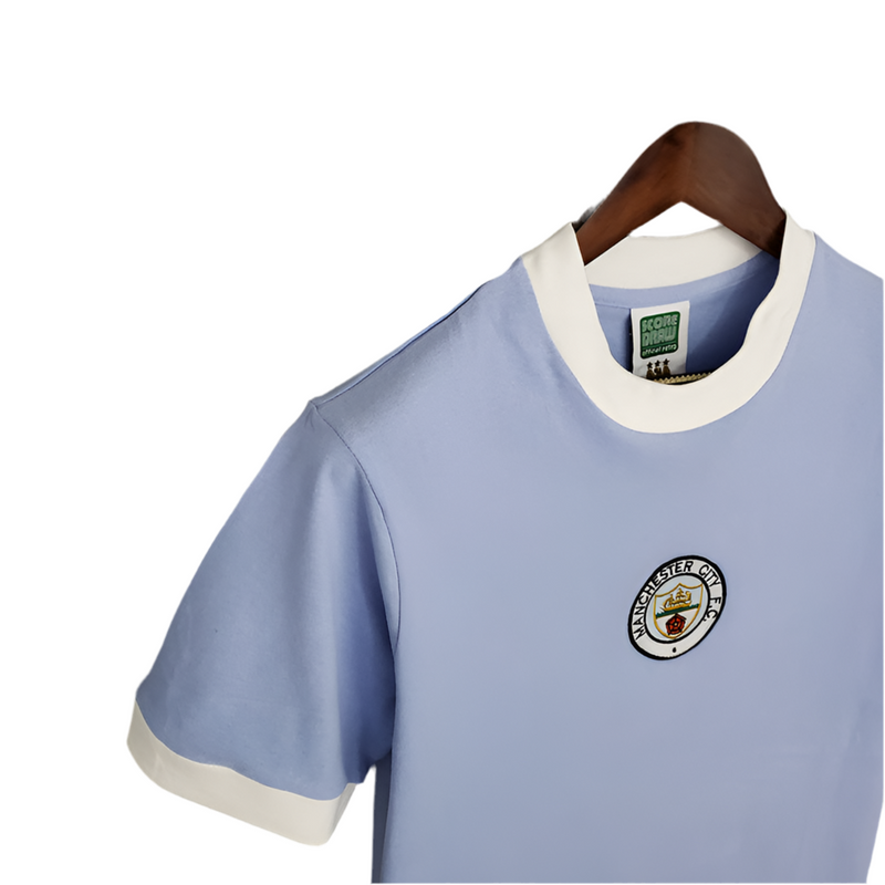 Maillot Manchester City Rétro 1972 - Bleu