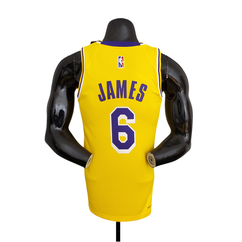 Régate NBA Los Angeles Lakers Mâle 75h Anniversary - Jaune