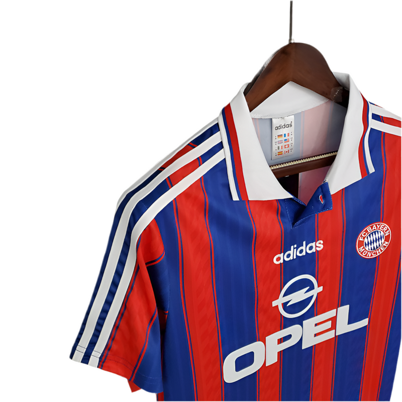 Maillot BayernMunique Rétro 1995/1997 - Bleu et Rouge