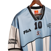 Maillot Sélection Argentine Rétro 2001 Bleu et Branca- Fila