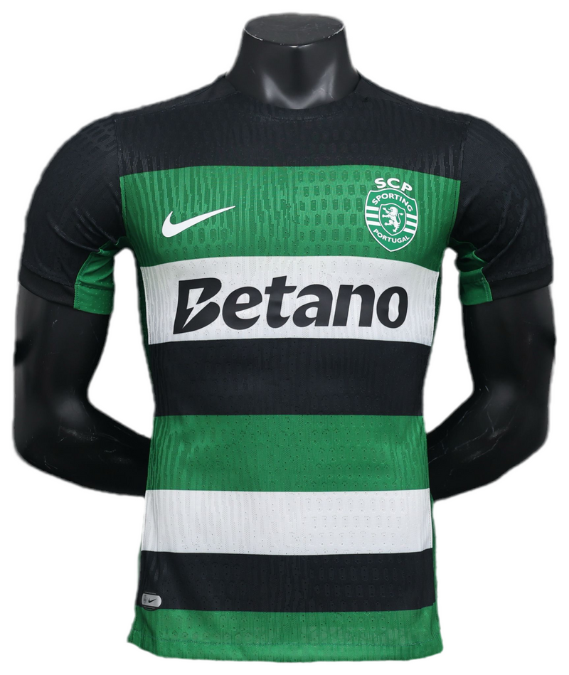 Maillot Sporting I 24/25 Version Joueur - Vert et Blanc