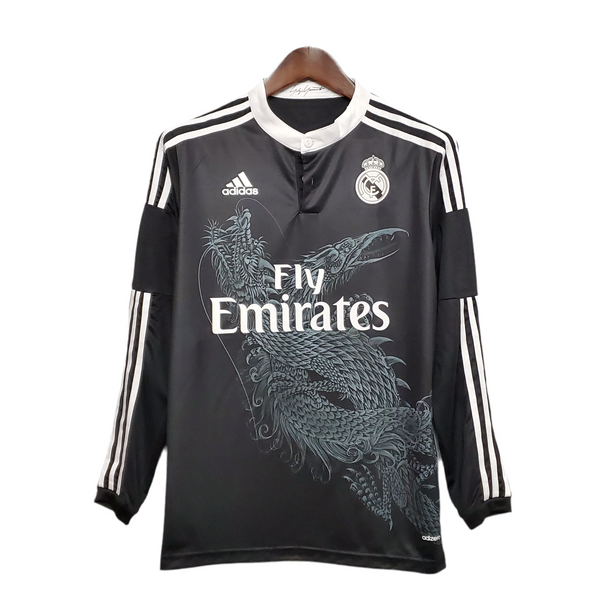 Maillot Manches longues Real Madrid Third 14/15 - Preto