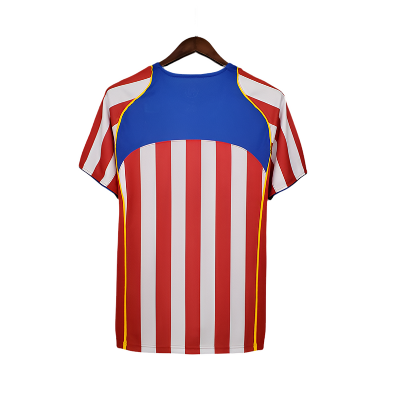 Maillot Atlético de Madrid Rétro 2004/2005 - Rouge et Branca