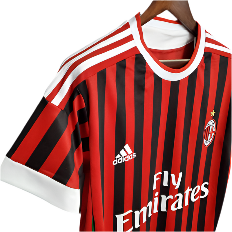 Maillot AC Milan Rétro 2011/2012 - Rouge et Noir