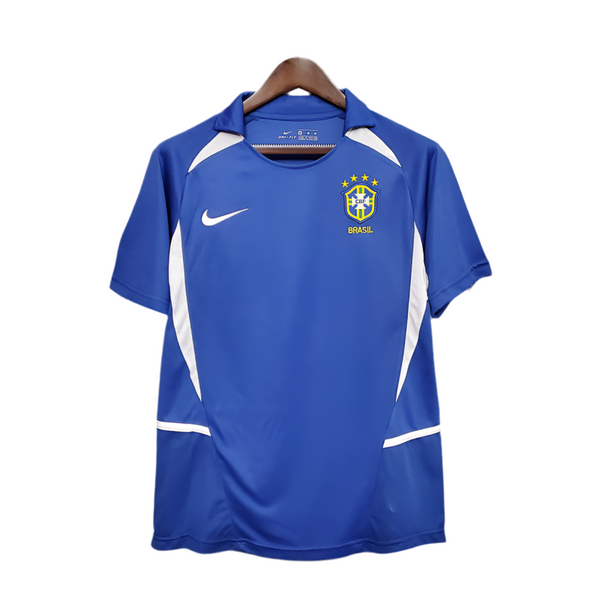 Maillot Sélection Brésileira Rétro 2002 Bleu -