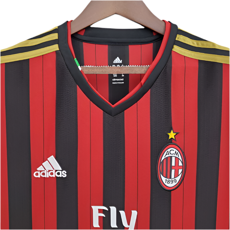 Maillot AC Milan Rétro 2013/2014 - Rouge et Noir