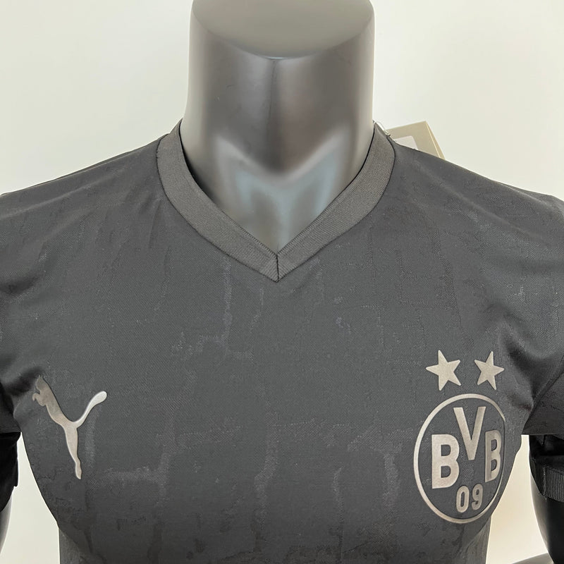 Maillot Borussia Dortmund Édition Charbon 2023 - Preto - Masculin Joueur