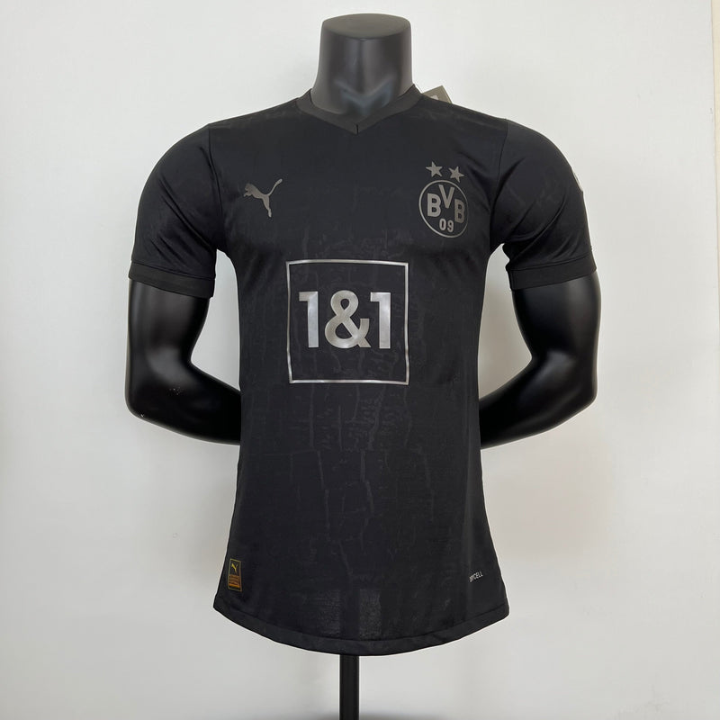 Maillot Borussia Dortmund Édition Charbon 2023 - Preto - Masculin Joueur