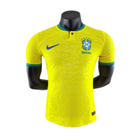 Maillot Brésil I 2022 - Amarela Masculin Joueur