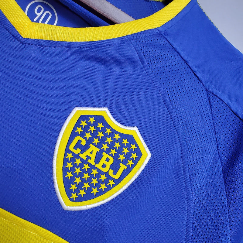 Maillot Manches longues Boca Juniors 03/04 - Bleu et Jaune