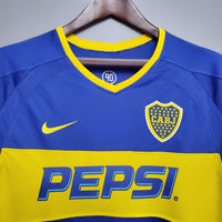 Maillot Manches longues Boca Juniors 03/04 - Bleu et Jaune