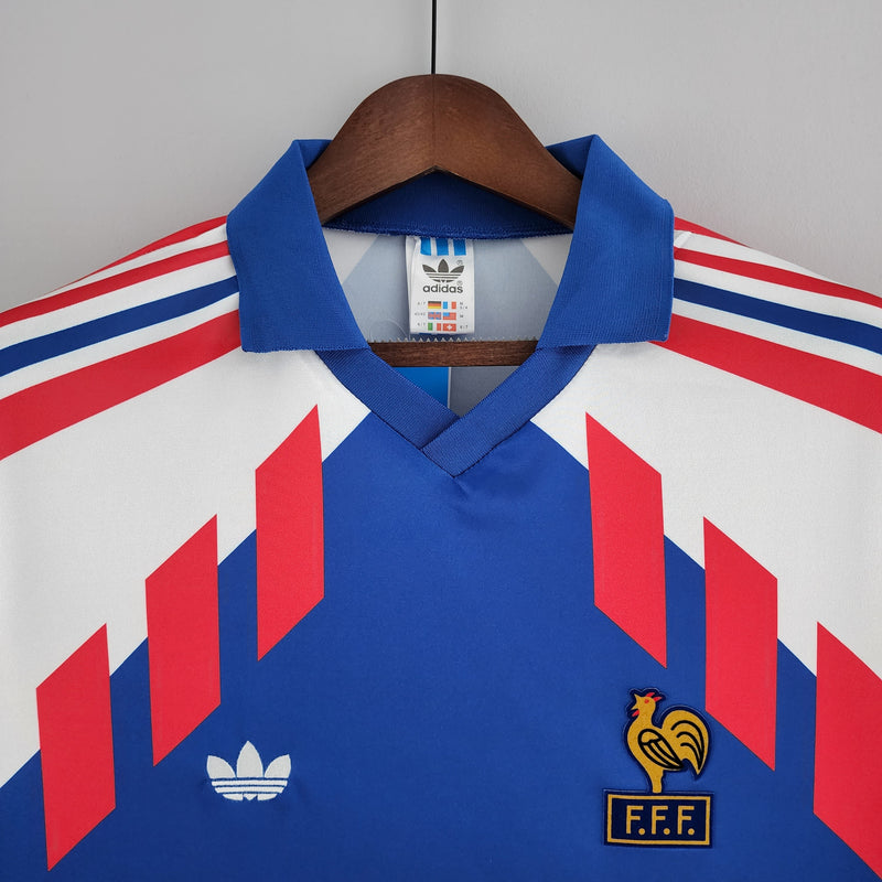 Maillot Manches longues Sélection France 88/90 - Bleu