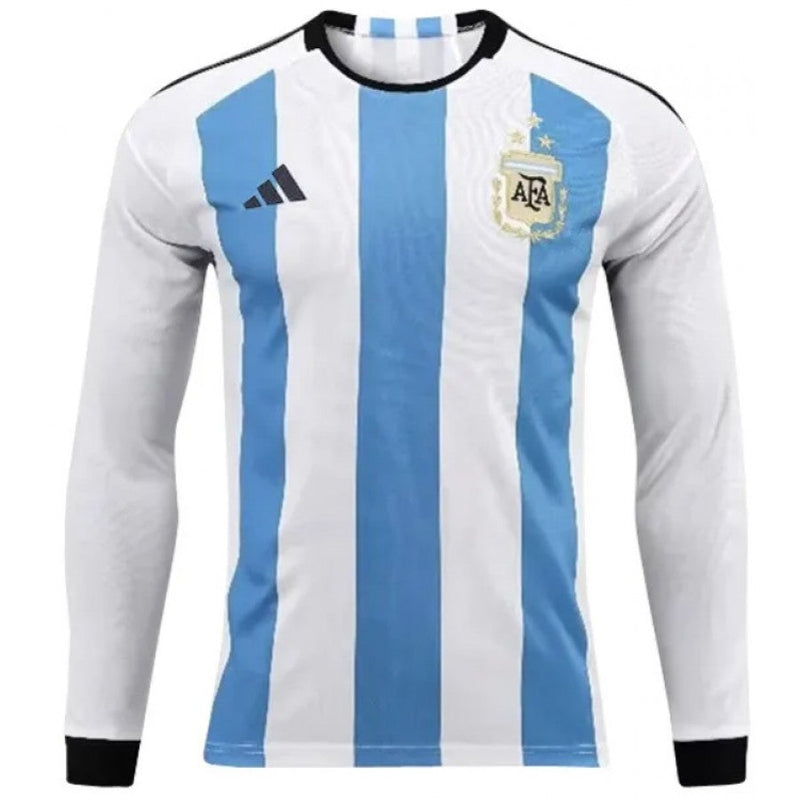 Maillot Manches longues Argentine I 22/23 - Blanc et Bleu