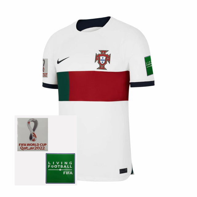 Maillot Sélection Portugal II 2022 [Avec patch] - Blanc