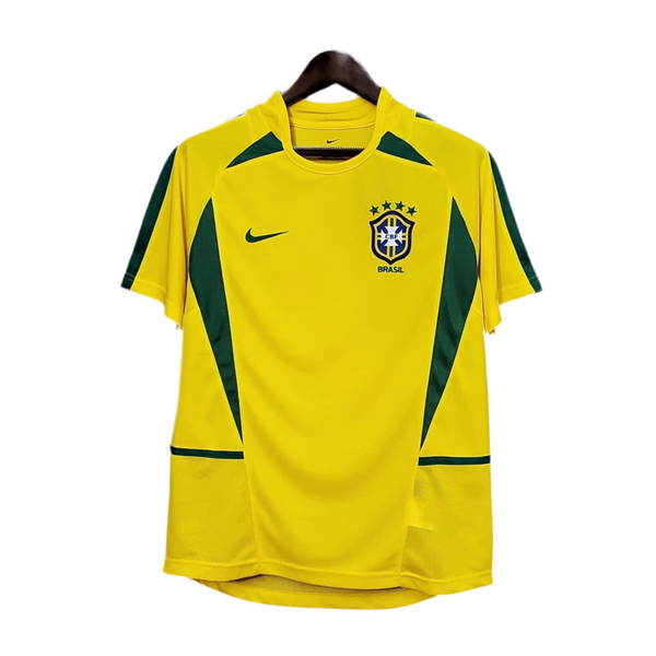 Maillot Sélection Brésileira Rétro 2002 Amarela -