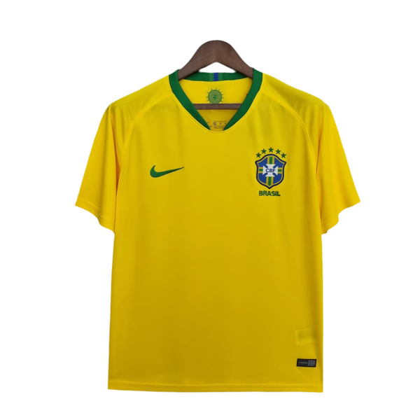 Maillot Sélection Brésileira Rétro 2008 Amarela -