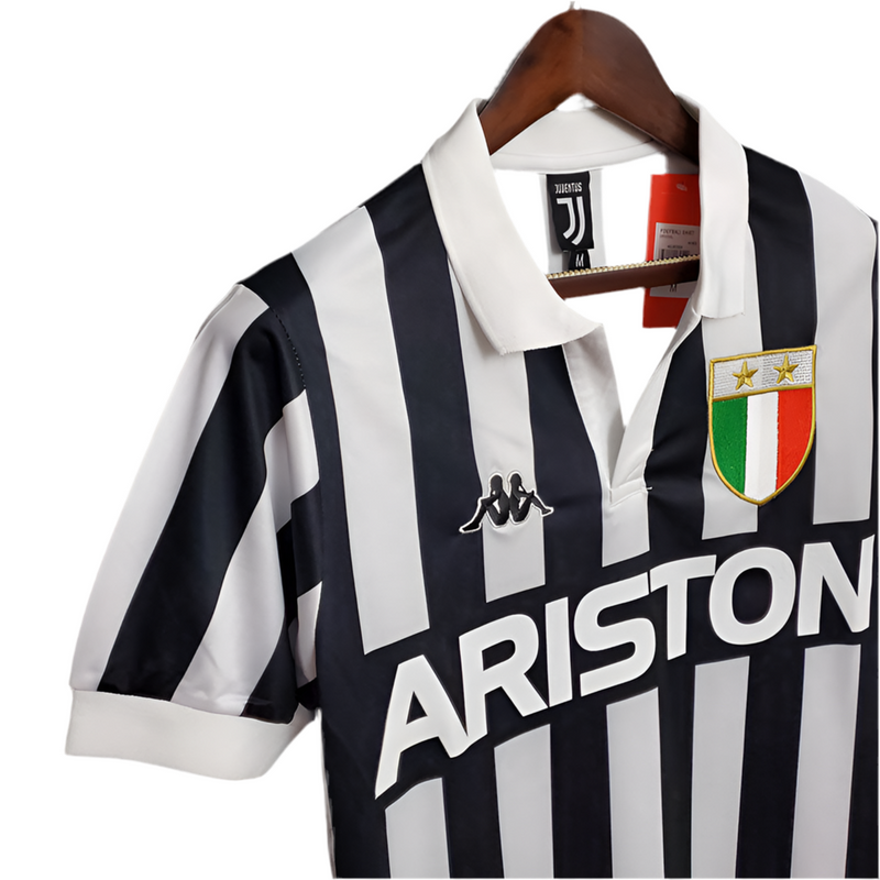 Maillot Juventus Rétro 1984/1985 - Noir et Branca