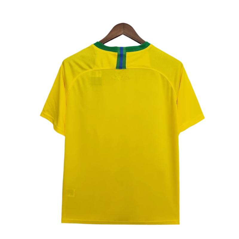 Maillot Sélection Brésileira Rétro 2008 Amarela -