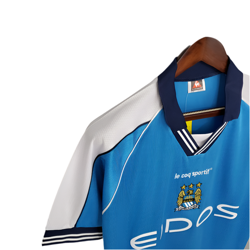 Maillot Manchester City Rétro 1999/2001 Bleu