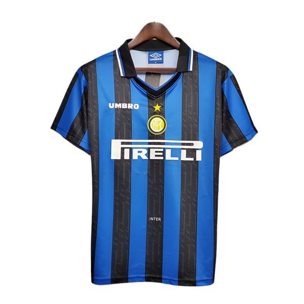 Maillot InterMilan Rétro 1997/1998 - Bleu et Noir