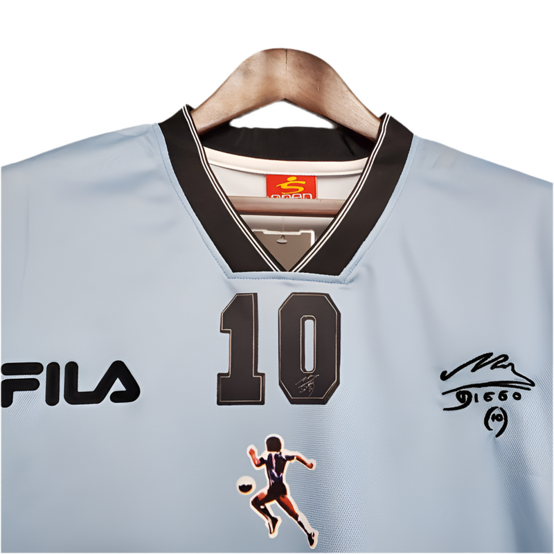 Maillot Sélection Argentine Rétro 2001 Bleu et Branca- Fila