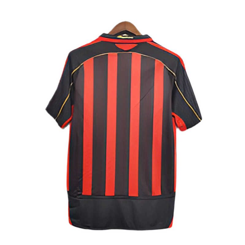 Maillot AC Milan Rétro 2006/2007 - Rouge et Noir