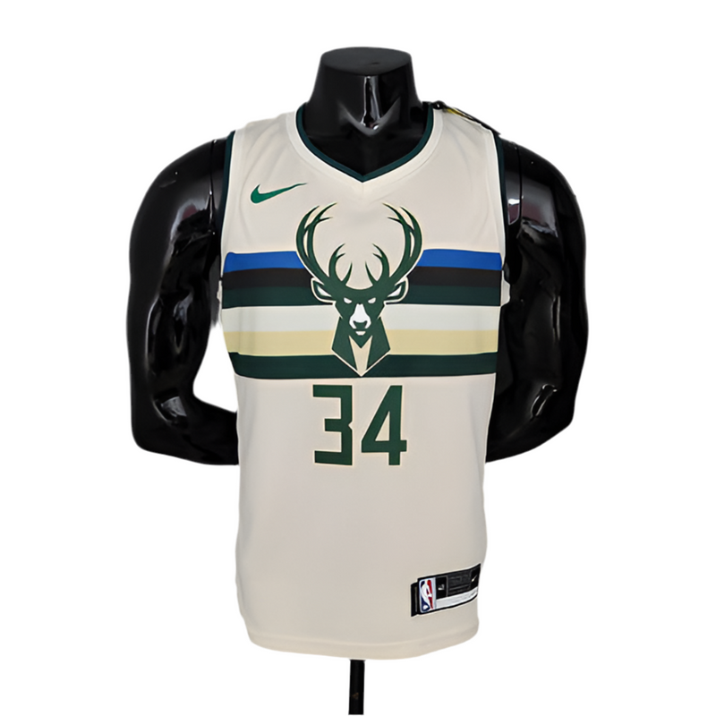 Régate NBA Milwaukee Bucks Mâle - Bege