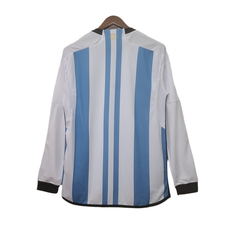 Maillot Manches longues Argentine I 22/23 - Blanc et Bleu