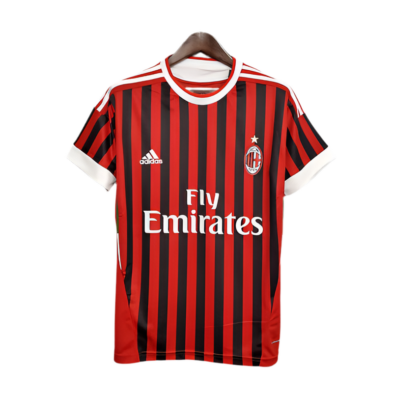 Maillot AC Milan Rétro 2011/2012 - Rouge et Noir