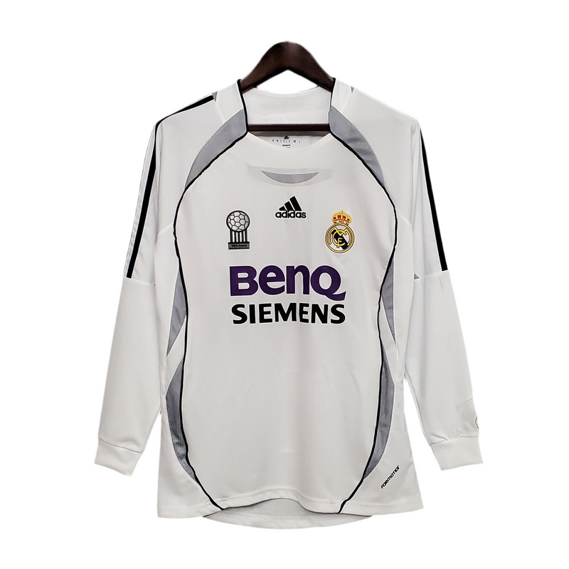 Maillot Manches longues Real Madrid 06/07 - Blanc