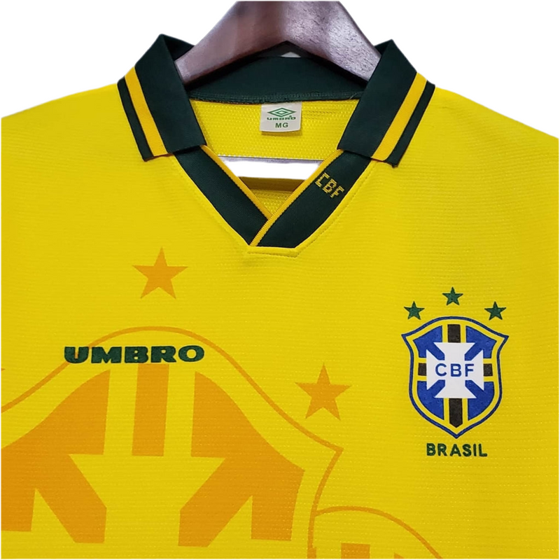 Maillot Sélection Brésileira Rétro 1993/1994 Amarela -