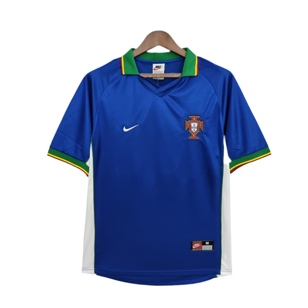 Maillot Portugal I Rétro 1998 - Bleu