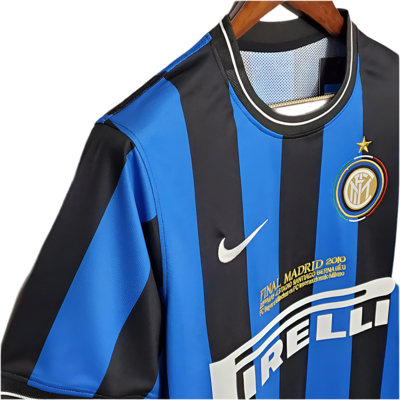 Maillot InterMilan Rétro 2010 - Bleu et Noir