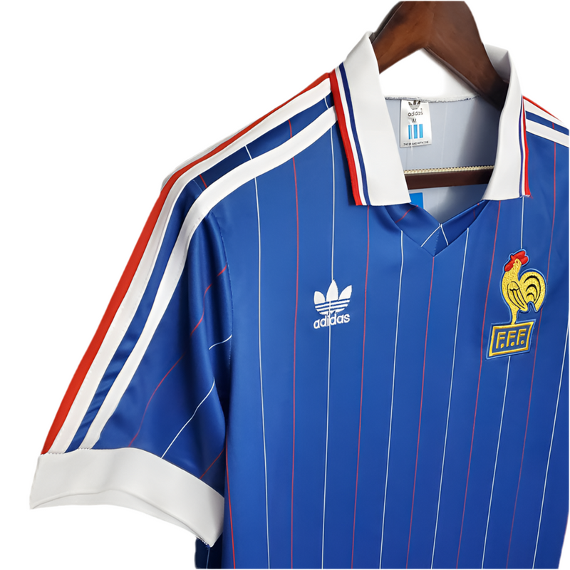 Maillot France Rétro 1982 - Bleu