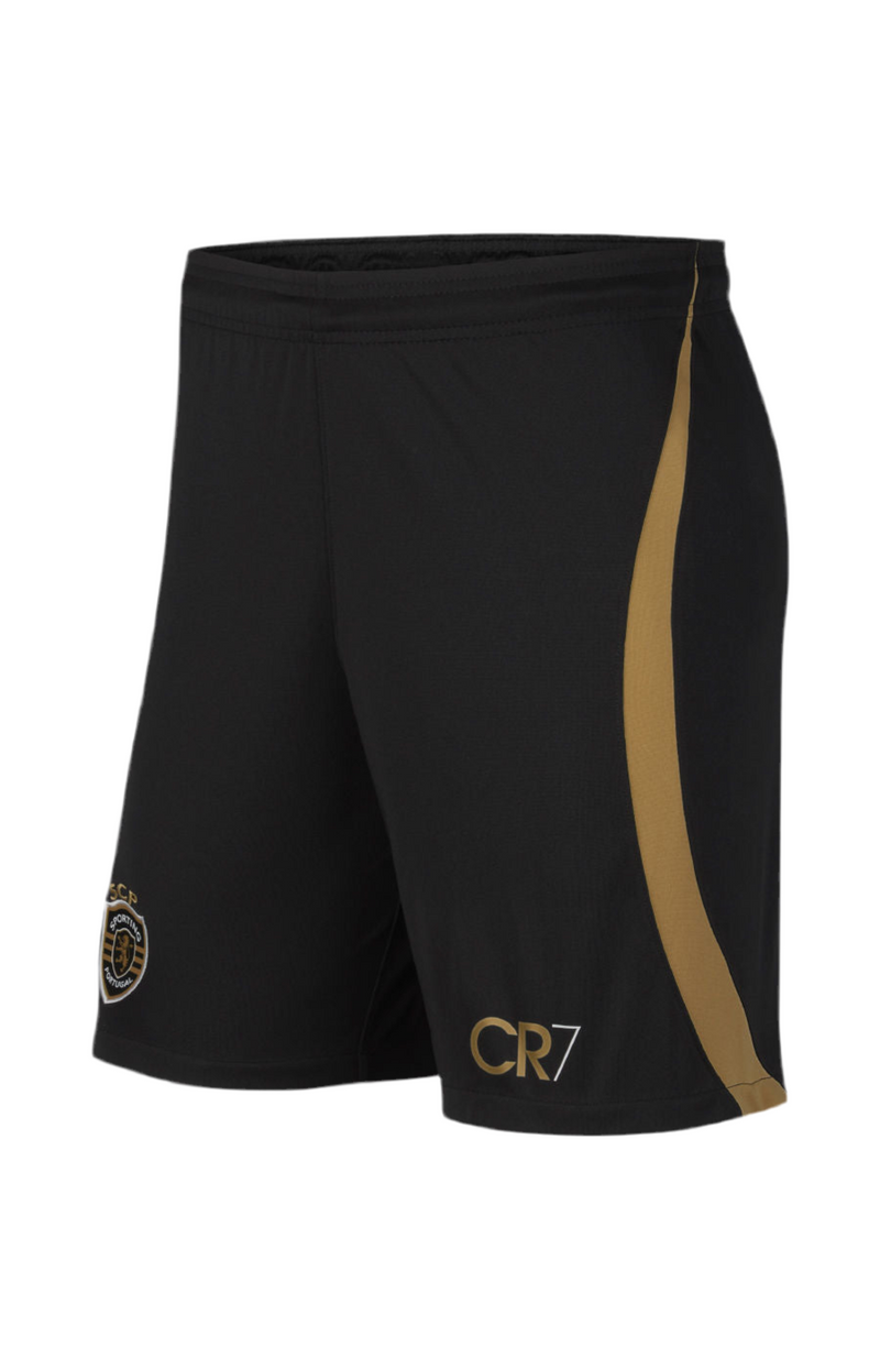 Shorts Sporting CR7 23/24 - Preto et Doré