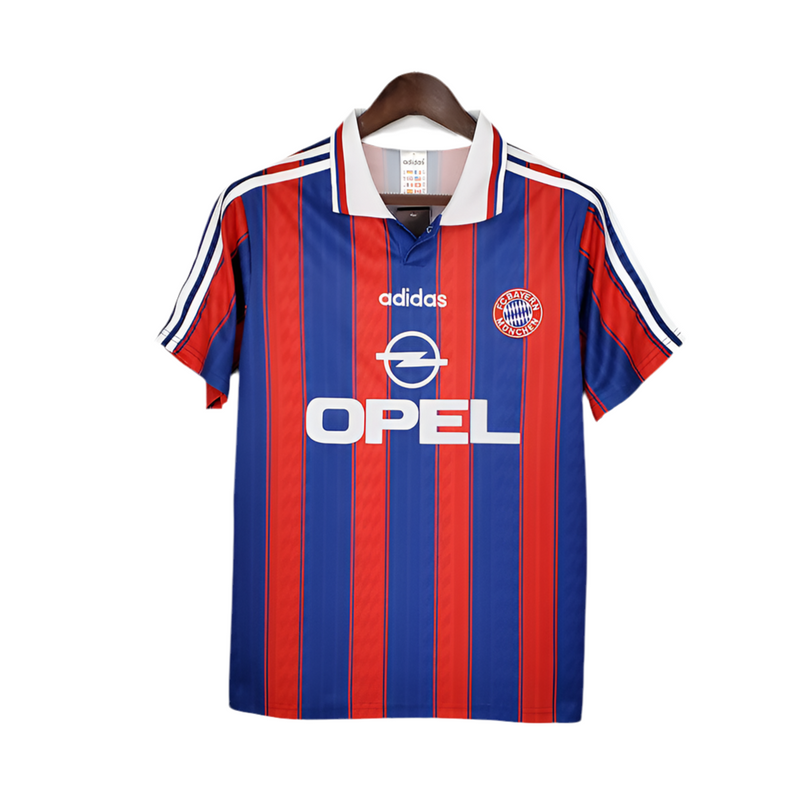 Maillot BayernMunique Rétro 1995/1997 - Bleu et Rouge