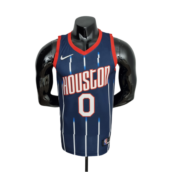 Régate NBA Houston Rockets City Edition Mâle - Bleu et Rouge