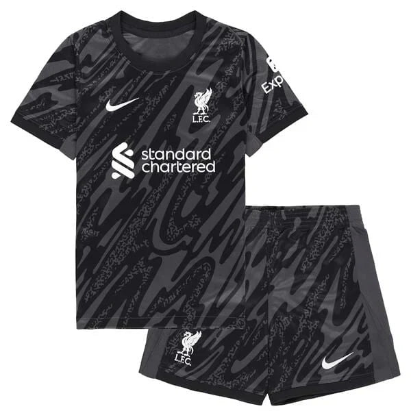 Trousse pour enfants Liverpool Gardien 24/25 - Preto