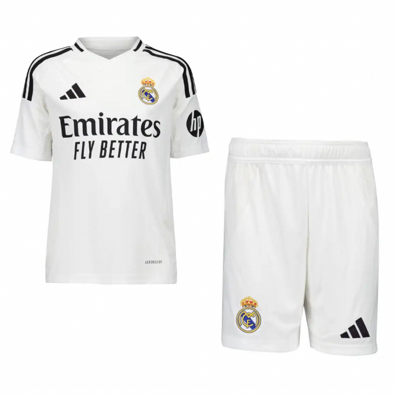 Trousse pour enfants Real Madrid I 24/25 - Blanc