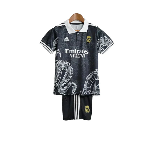 Trousse pour enfants Real Madrid Édition Dragão 23/24 - Preto