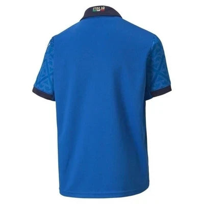 Maillot Italie Rétro avec Patch - Bleu