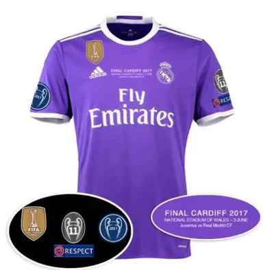 Maillot avec Patch Real Madrid Rétro II 16/17 - Violet